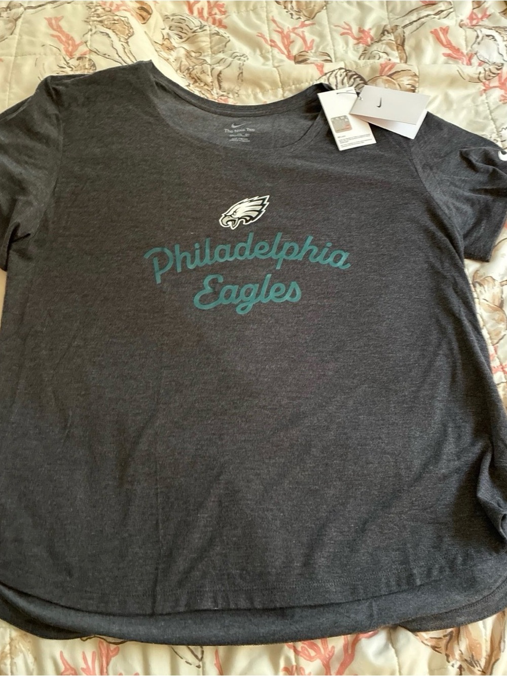 Nike Philadelphia Eagles Charcoal T shirt. Size xxl